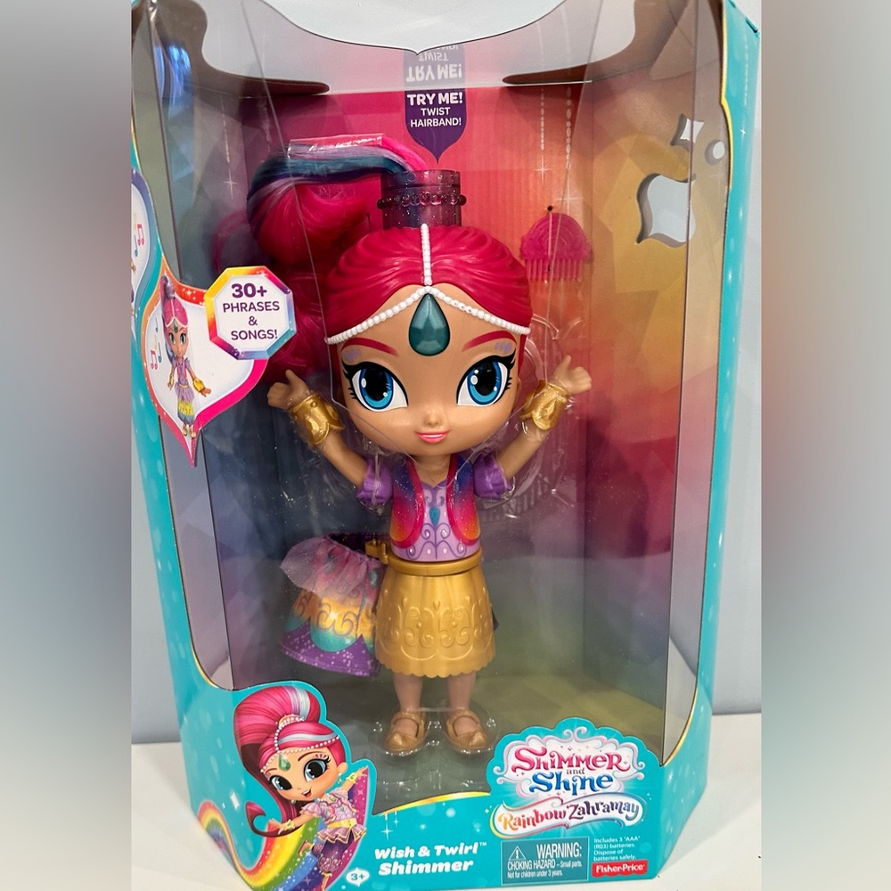 Shimmer and Shine Wish & Twirl Shimmer Doll, NEW IN BOX